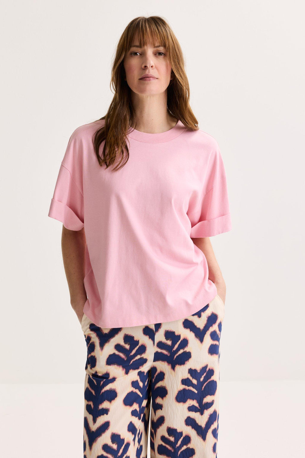 T-shirts korte mouw roze Améline