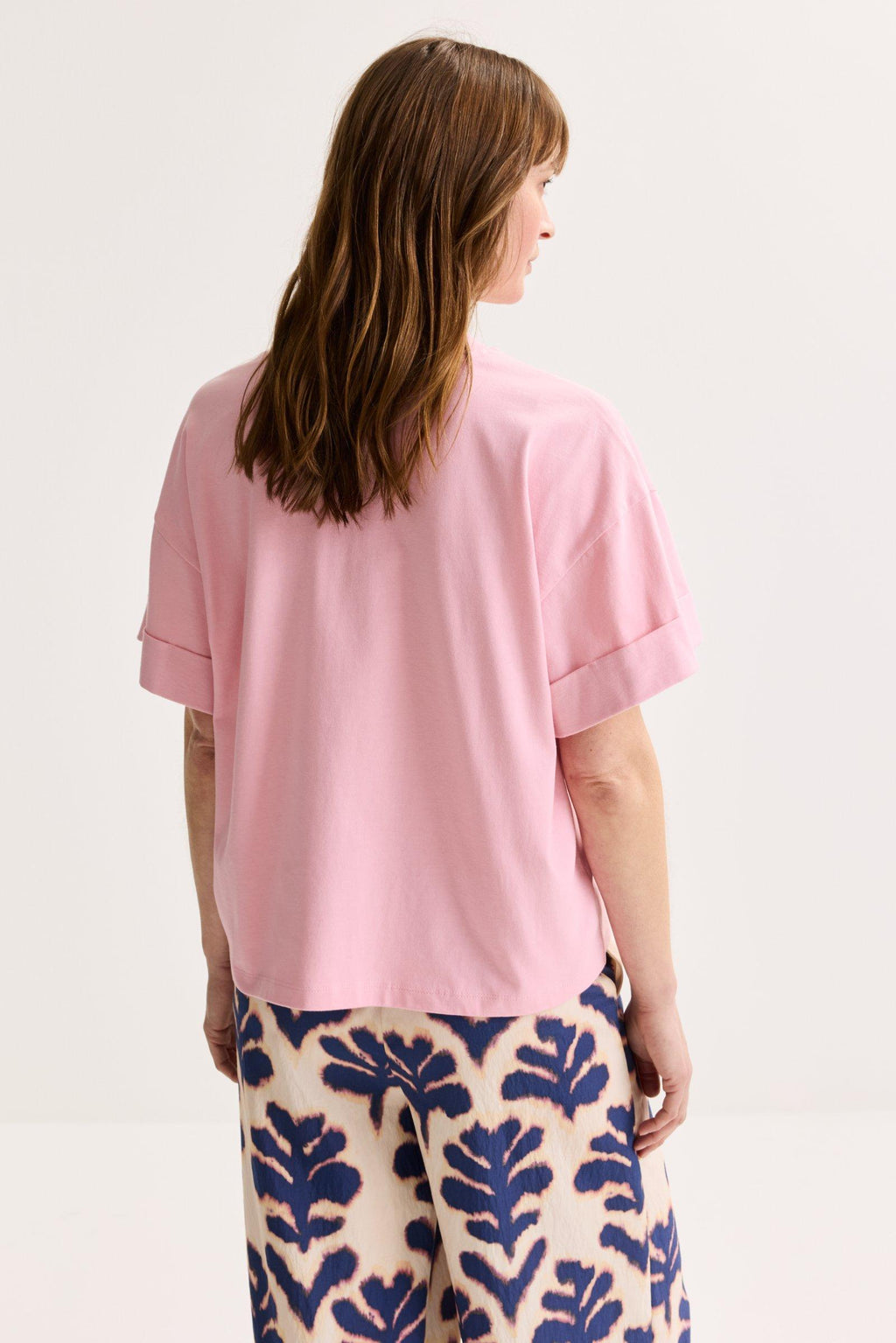 T-shirts korte mouw roze Améline