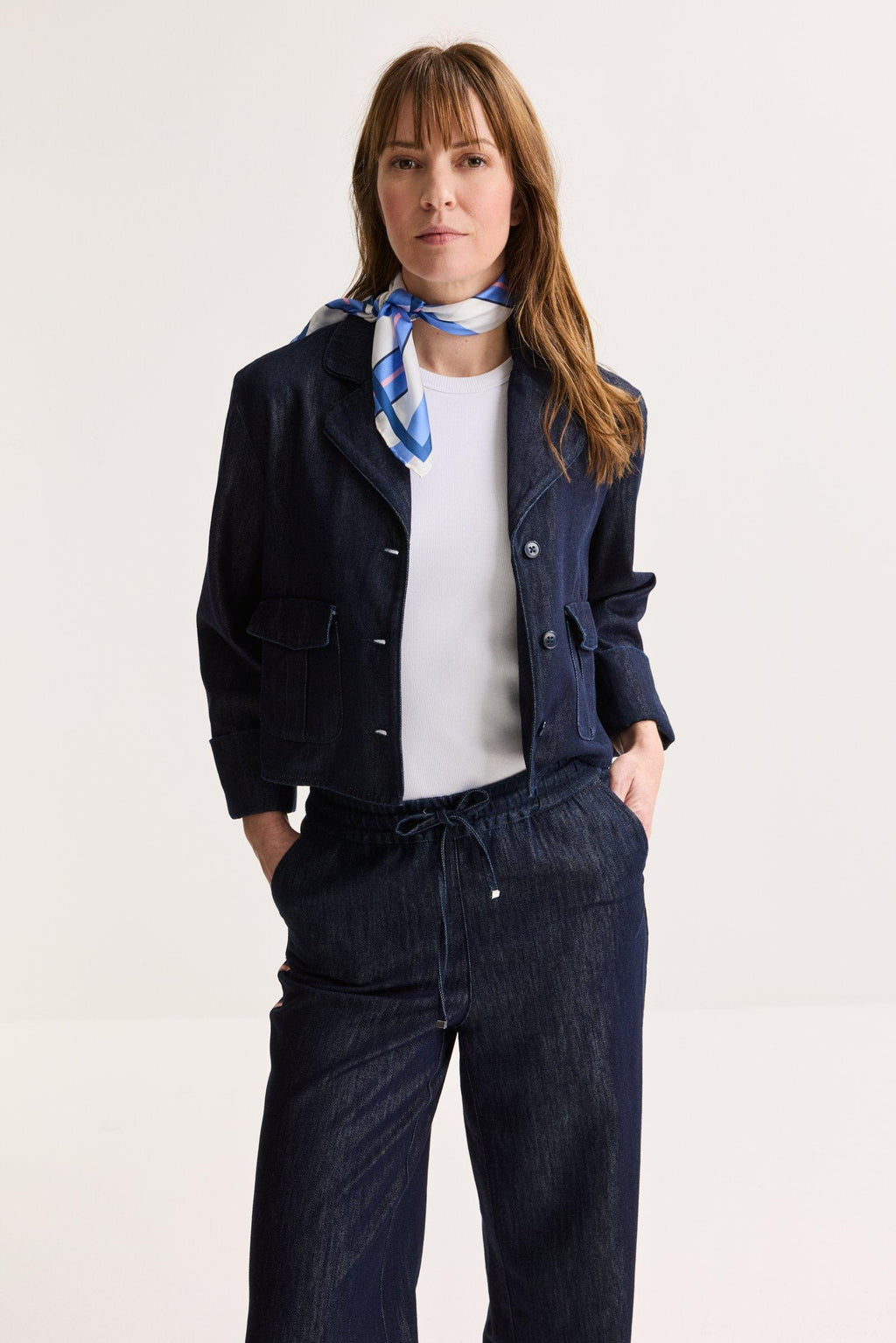 Jeansjassen blauw Améline