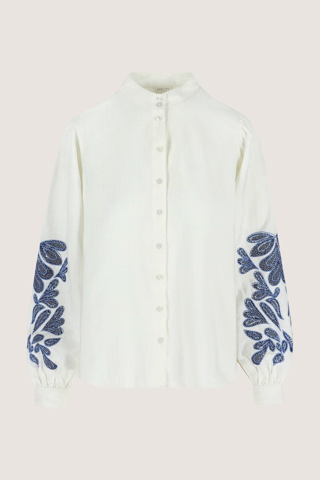 Blouses lange mouw wit Améline