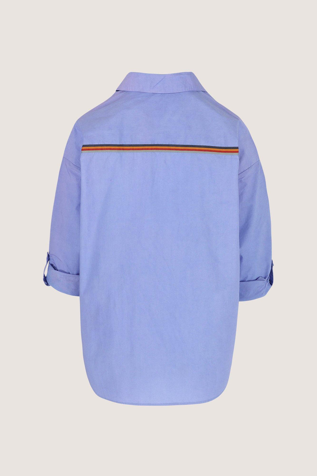 Blouses lange mouw blauw Améline