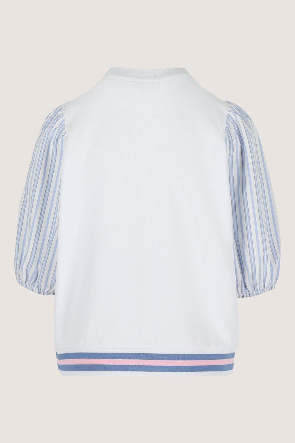T-shirts lange mouw wit Améline