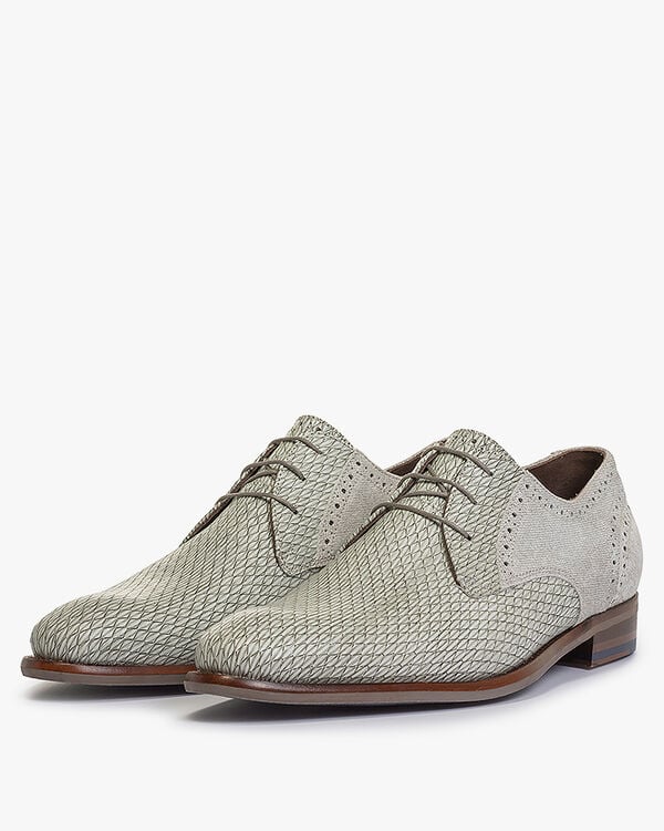 Geklede schoenen grijs Floris Van Bommel