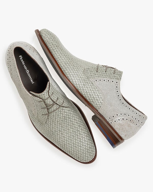 Geklede schoenen grijs Floris Van Bommel