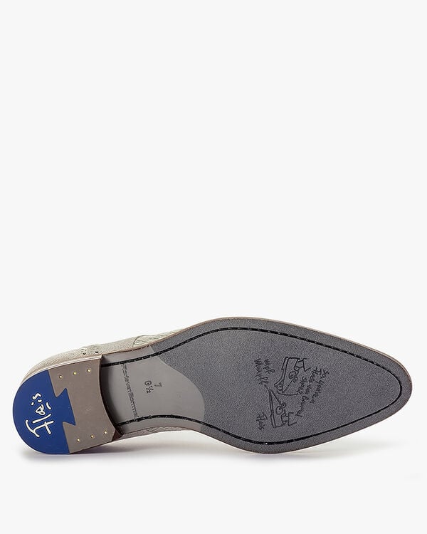 Geklede schoenen grijs Floris Van Bommel