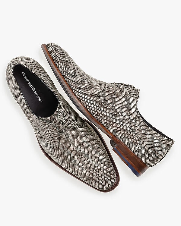 Geklede schoenen grijs Floris Van Bommel