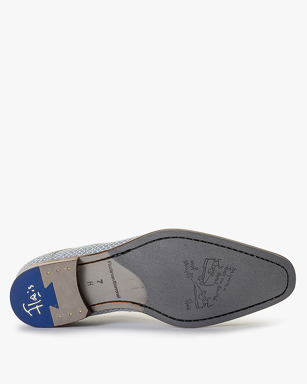 Geklede schoenen blauw Floris Van Bommel