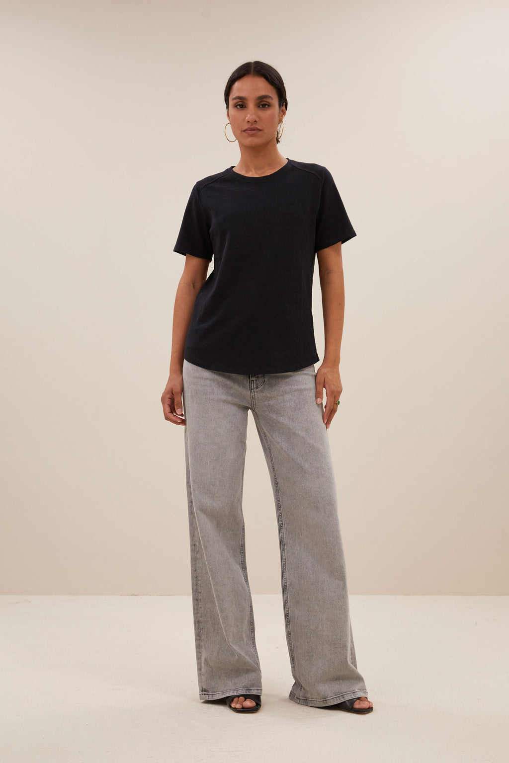 T-shirts korte mouw zwart by-bar