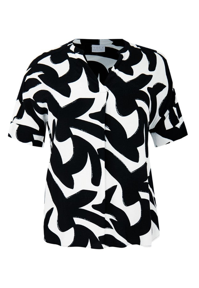 Blouses korte mouw multicolor Yoek