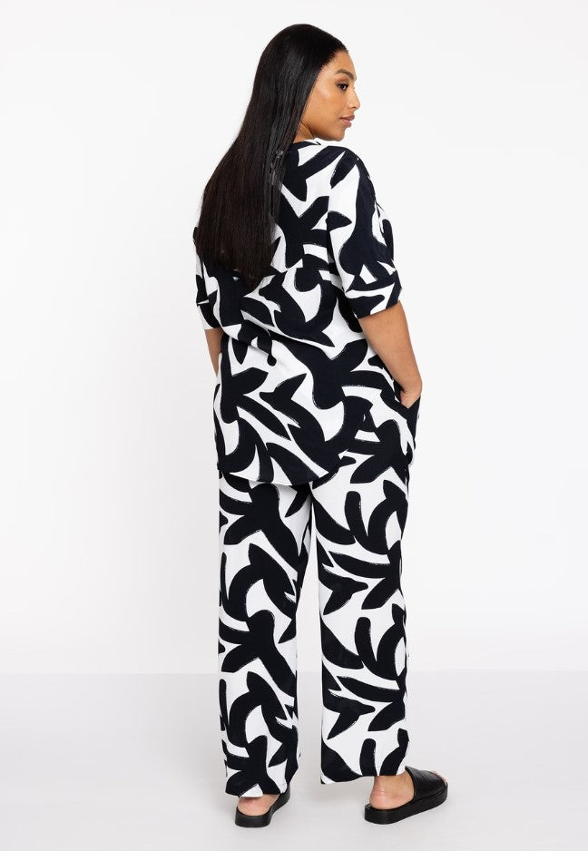 Blouses korte mouw multicolor Yoek