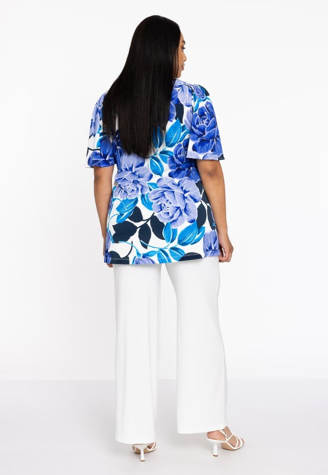 Blouses lange mouw multicolor Yoek