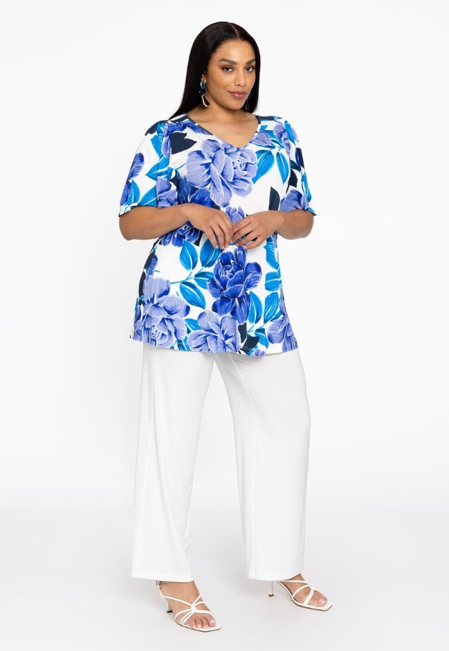 Blouses lange mouw multicolor Yoek