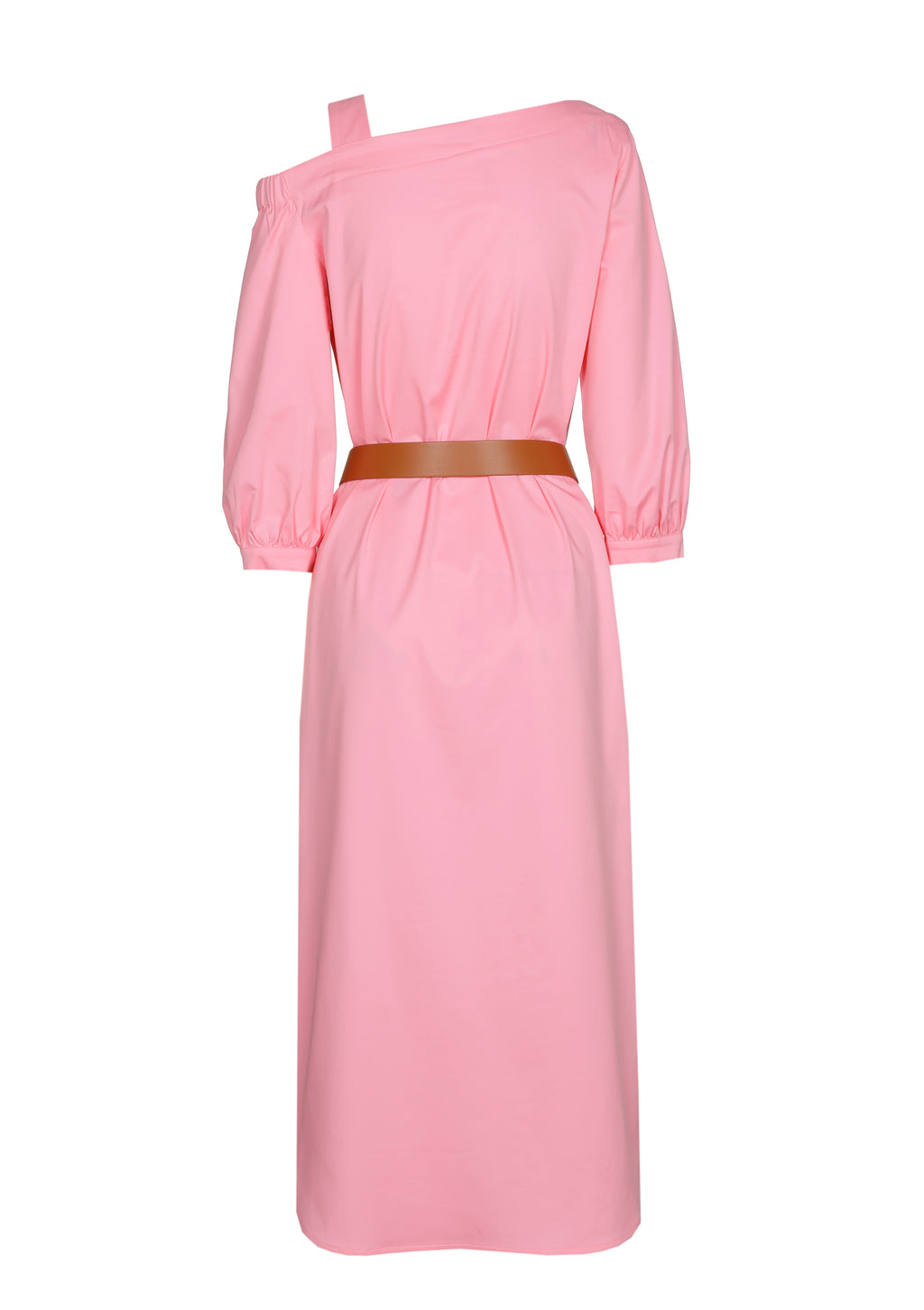 Jurken lange mouw roze Caroline Biss