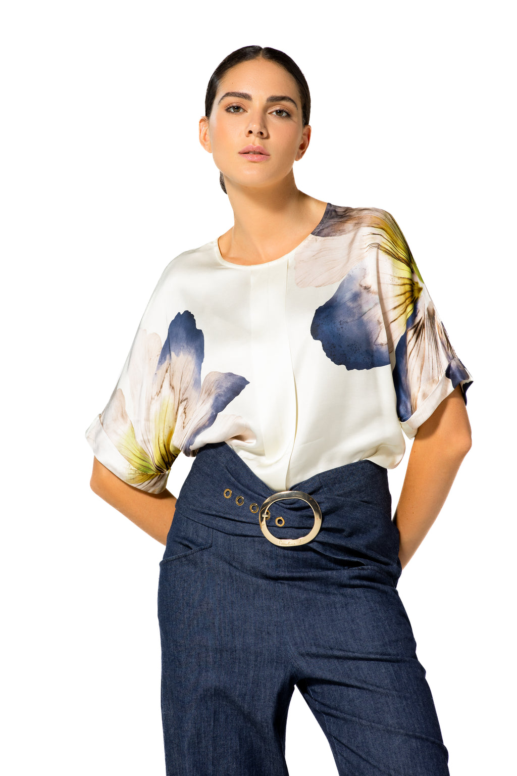 Broeken blauw Caroline Biss