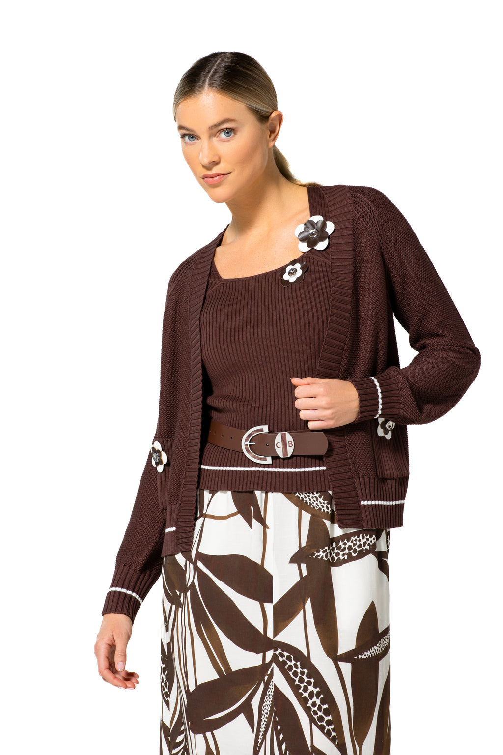 Cardigans bruin Caroline Biss