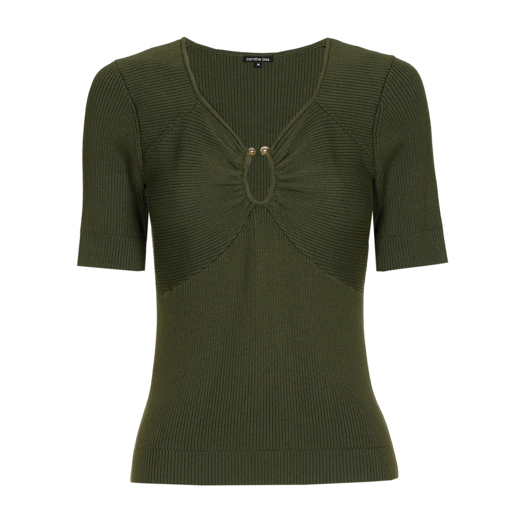 Pulls groen Caroline Biss