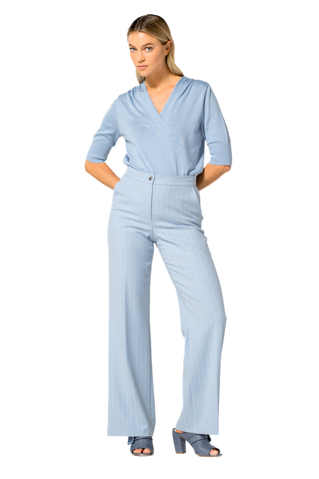 Pulls blauw Caroline Biss