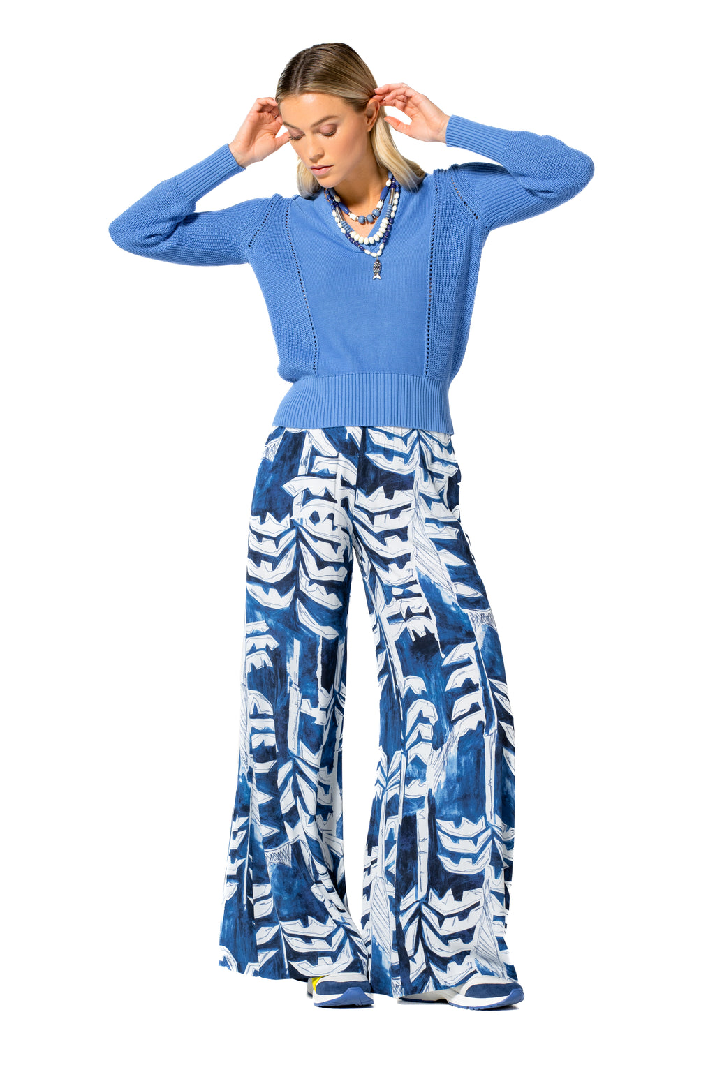 Pulls blauw Caroline Biss