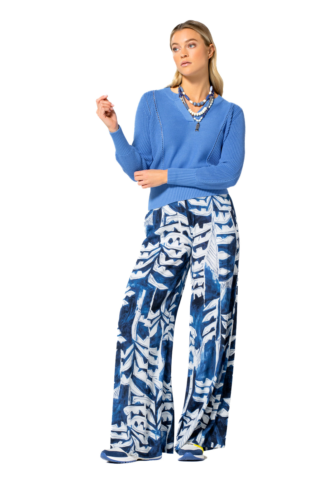 Pulls blauw Caroline Biss