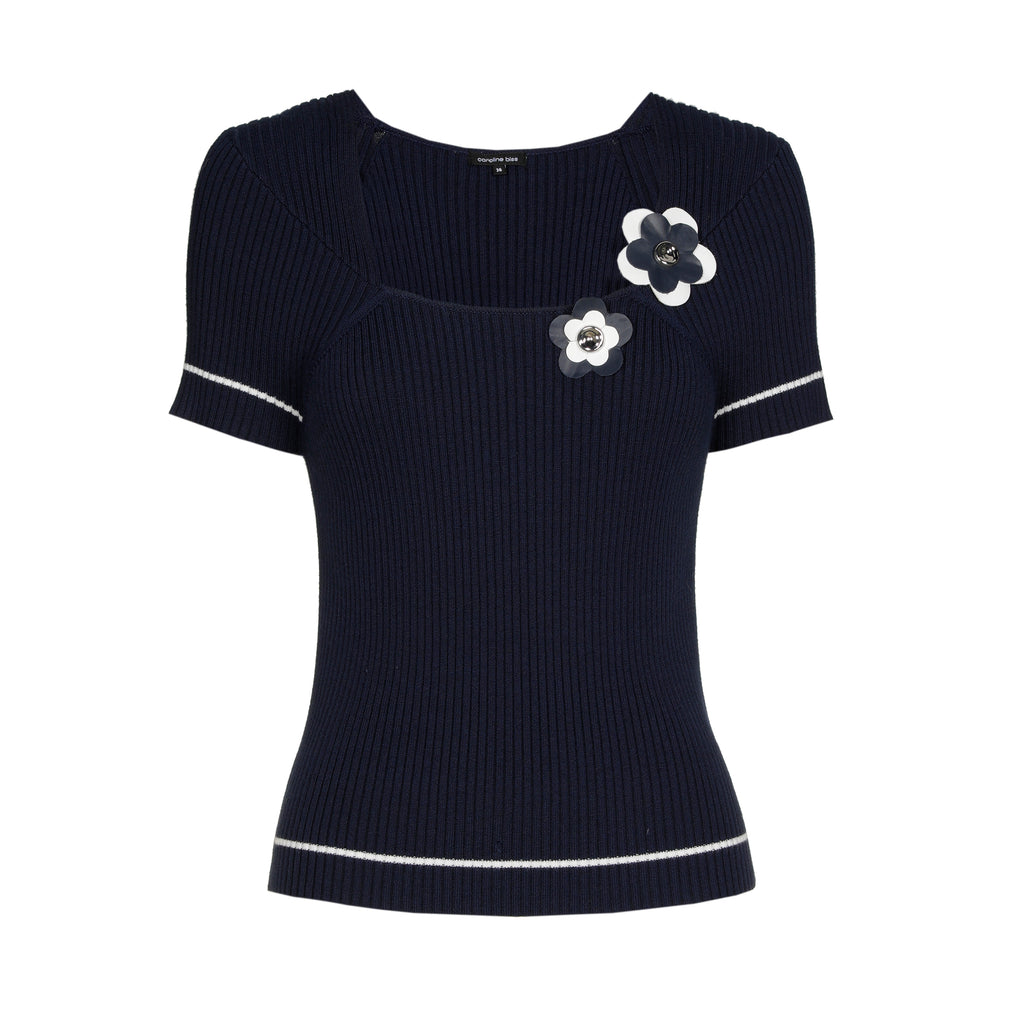 Pulls blauw Caroline Biss