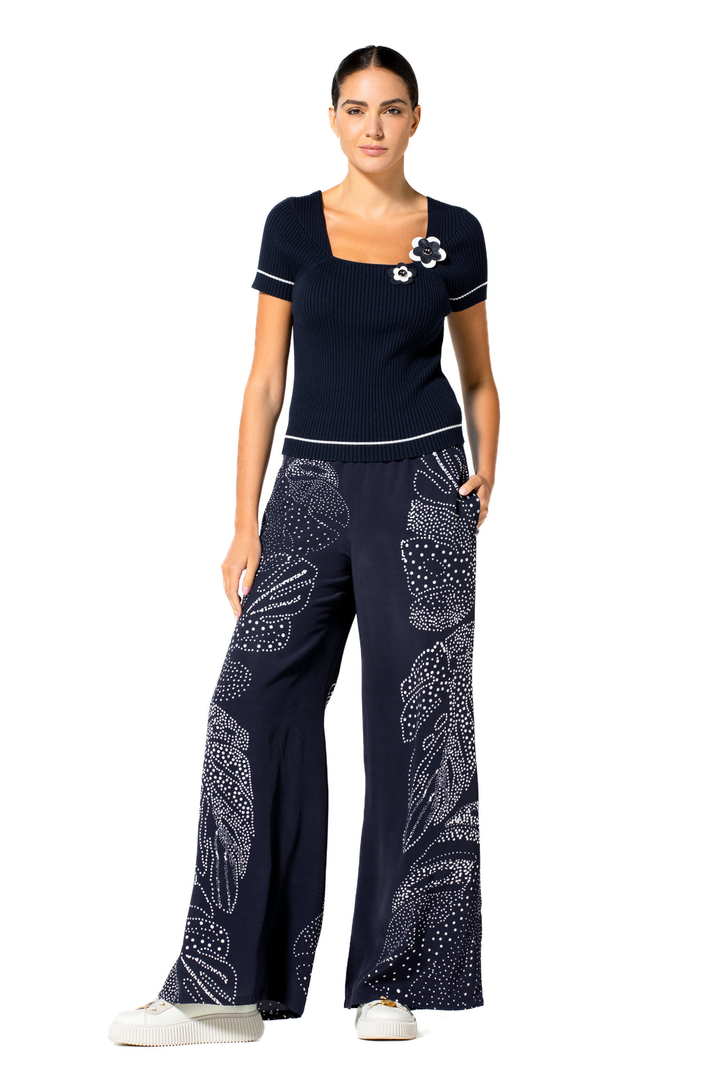 Pulls blauw Caroline Biss