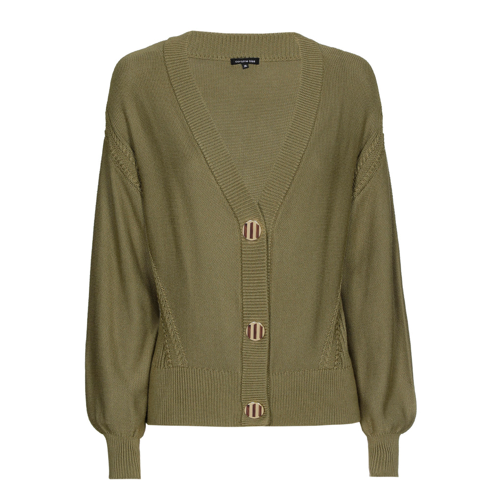 Cardigans groen Caroline Biss