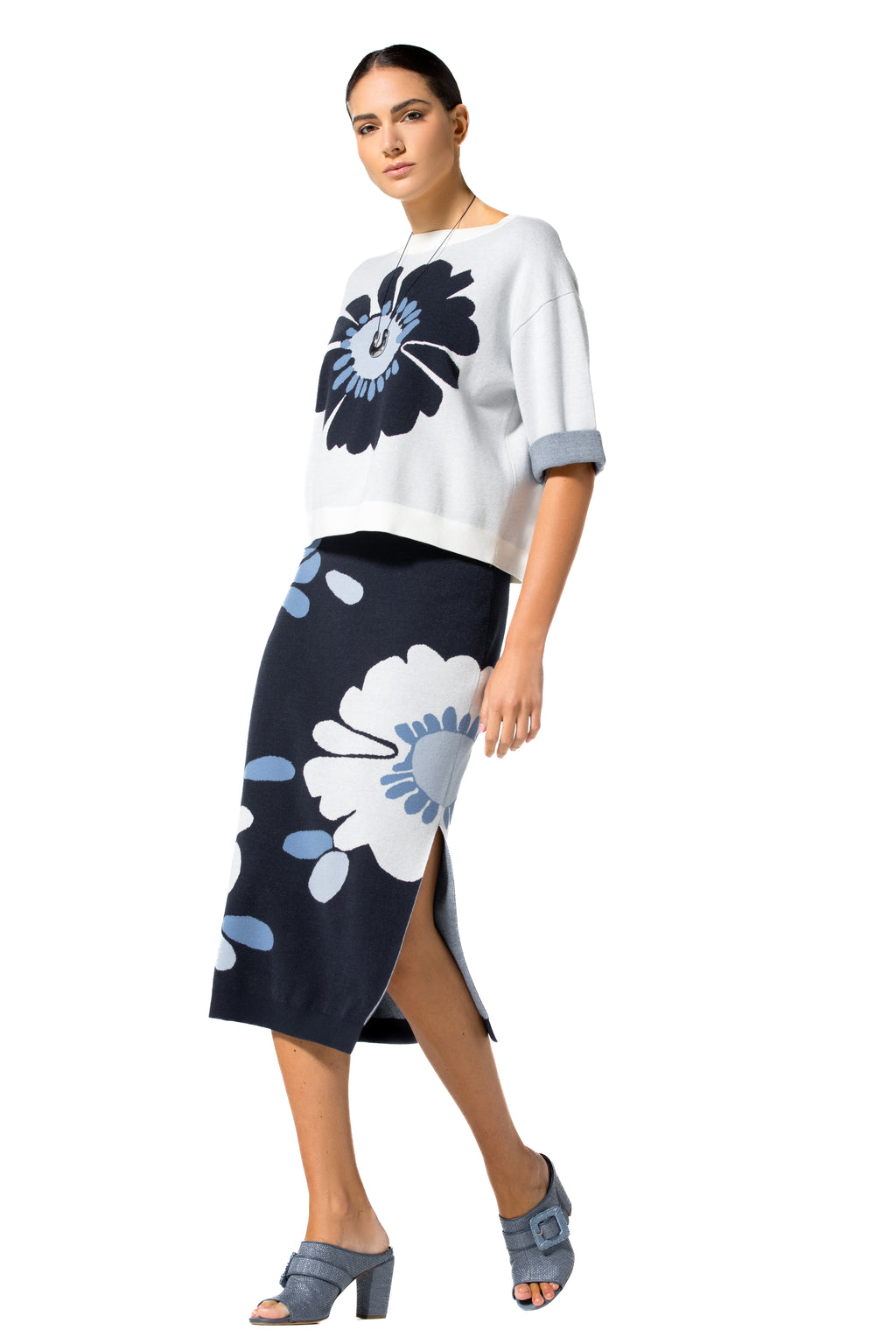 Rokken blauw Caroline Biss