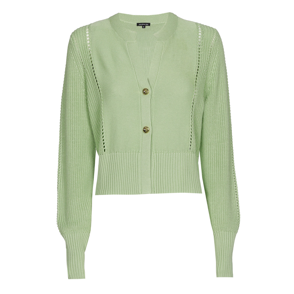 Cardigans groen Caroline Biss