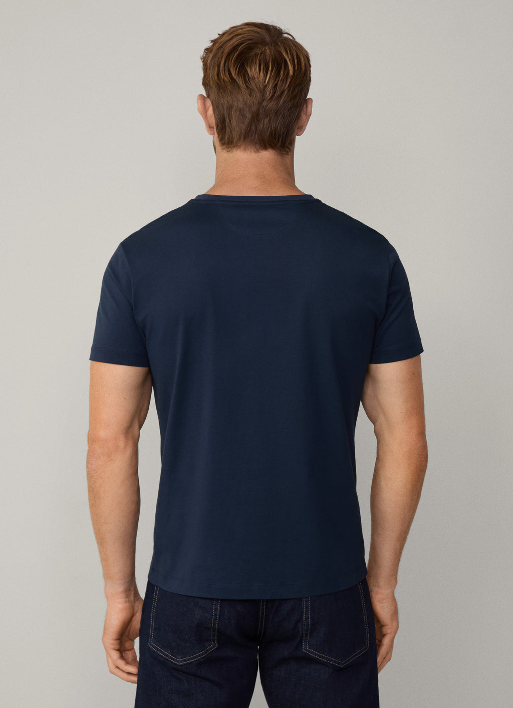 T-shirts korte mouw navy Hackett London