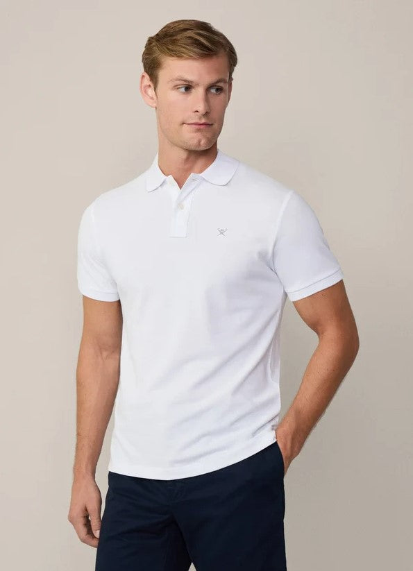 Polo's korte mouw wit Hackett London