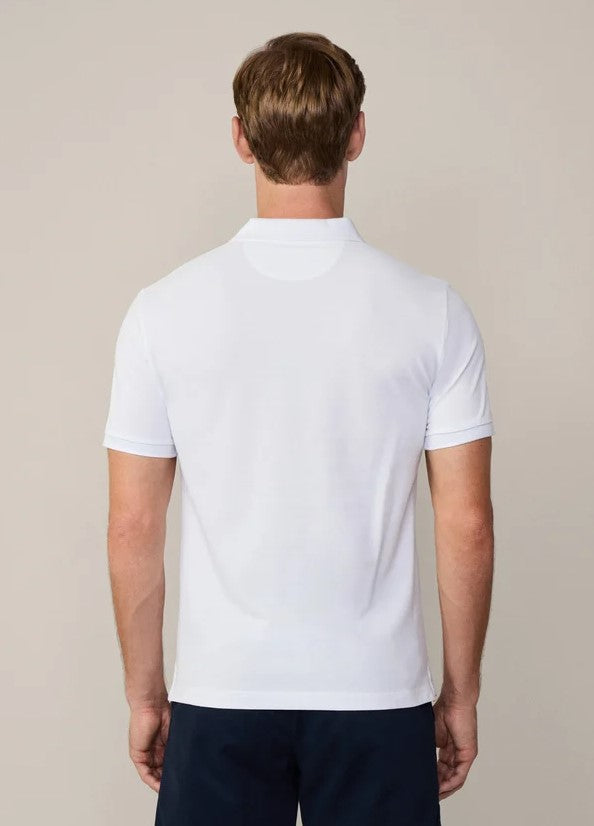 Polo's korte mouw wit Hackett London