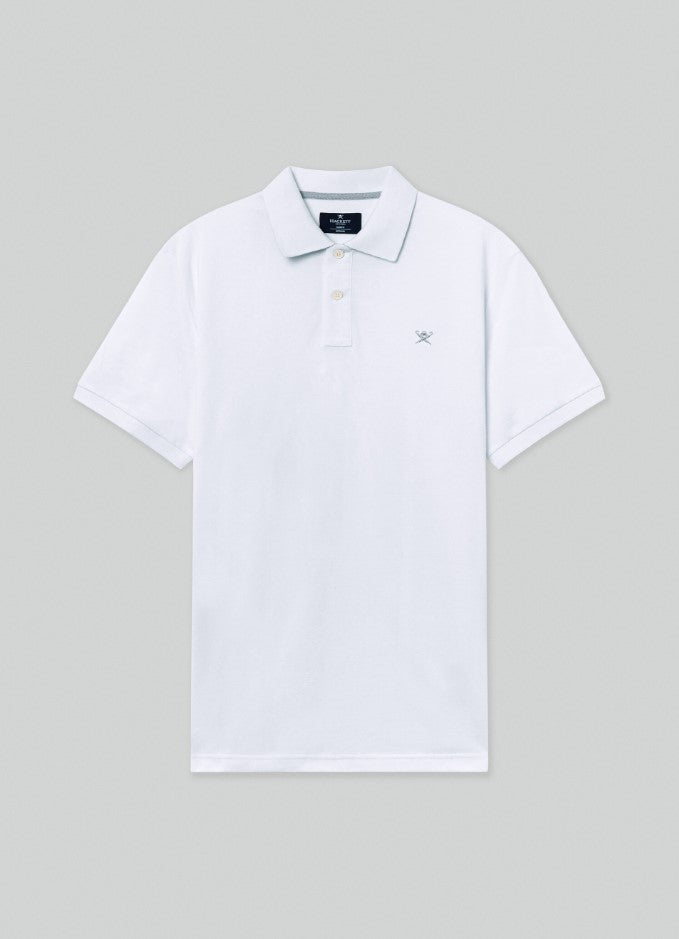 Polo's korte mouw wit Hackett London