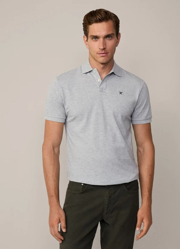 Polo's korte mouw grijs Hackett London