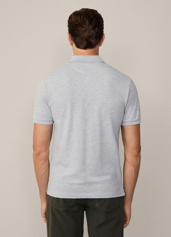 Polo's korte mouw grijs Hackett London