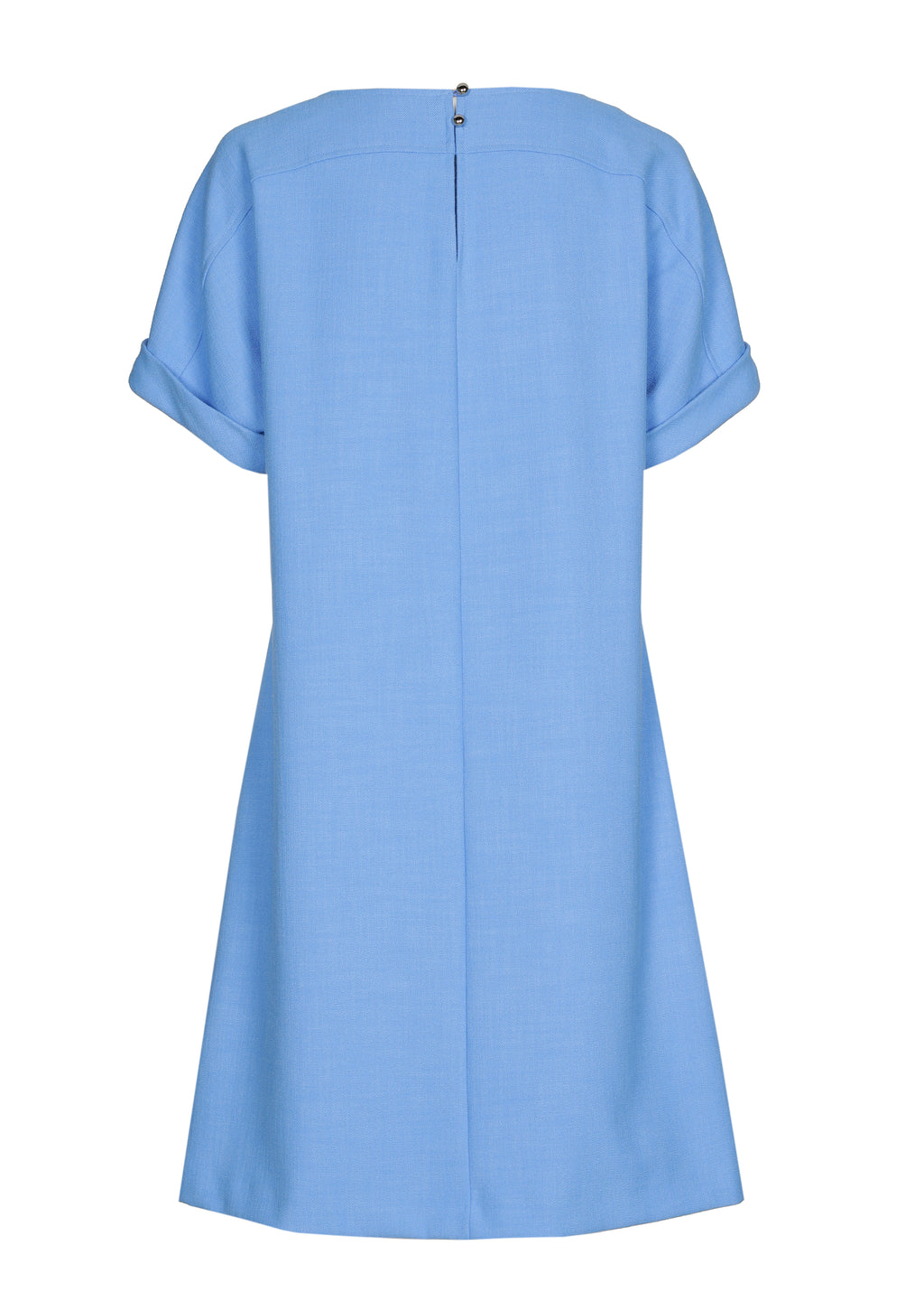 Jurken korte mouw blauw Caroline Biss