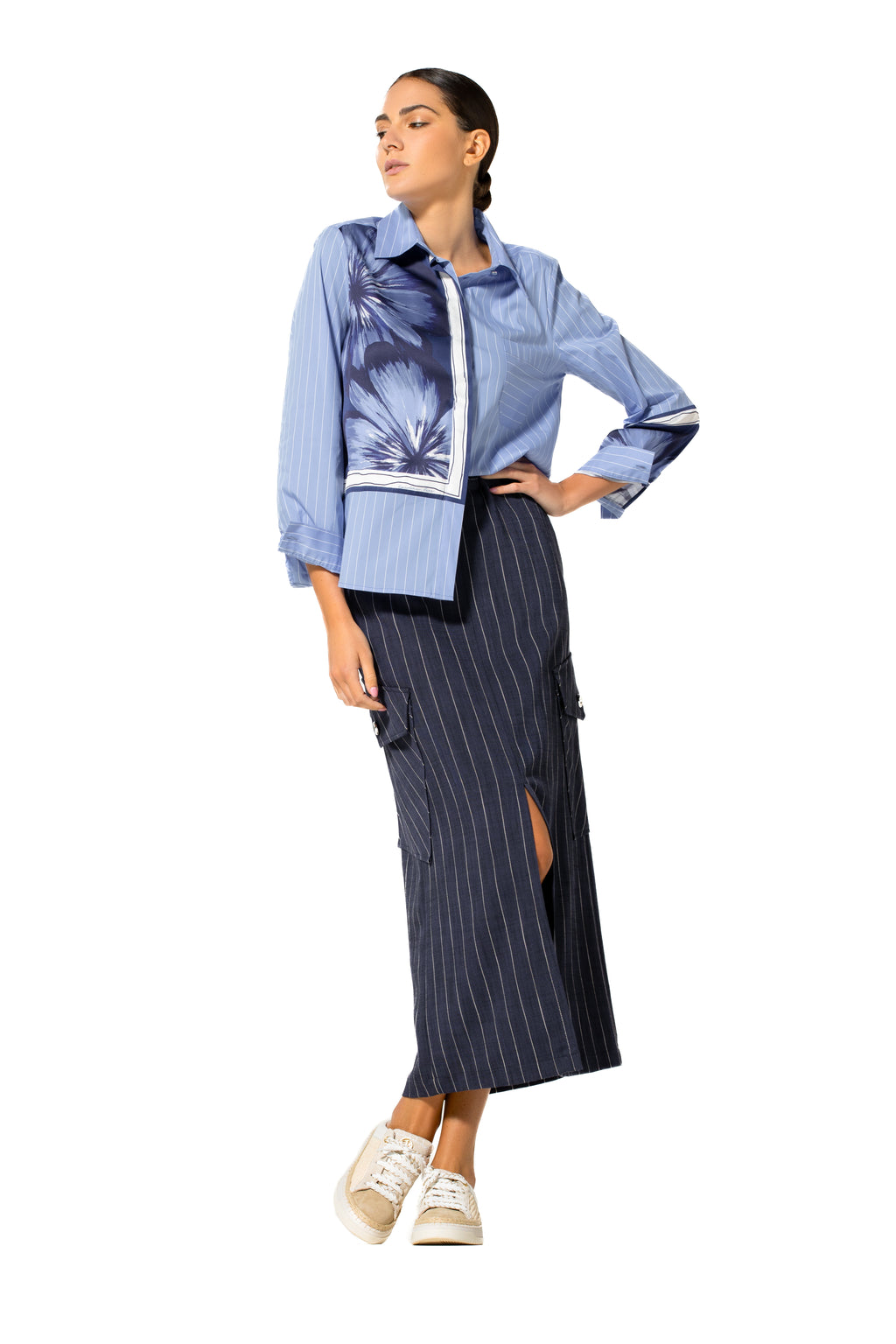 Blouses lange mouw multicolor Caroline Biss