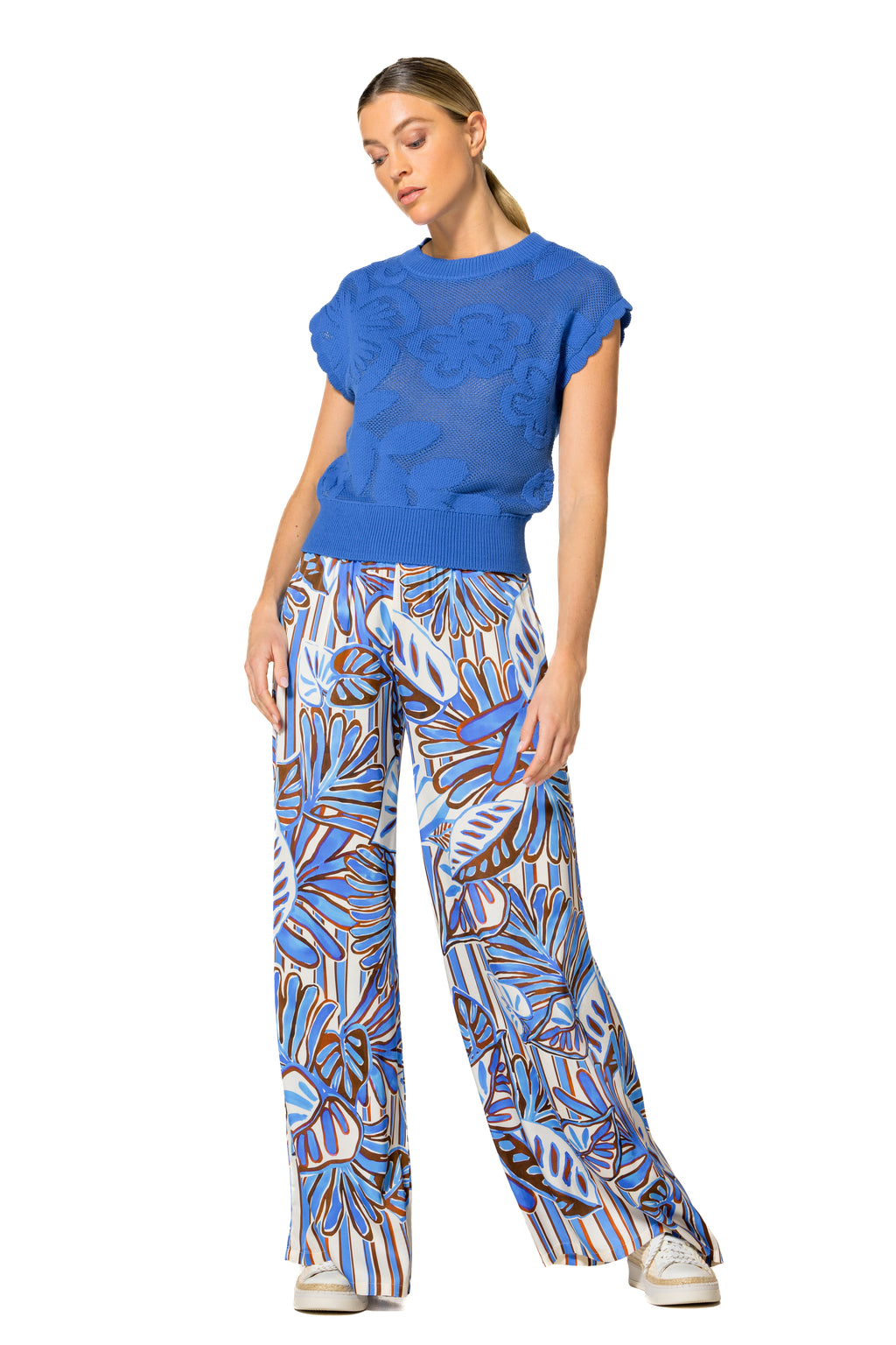T-shirts korte mouw blauw Caroline Biss
