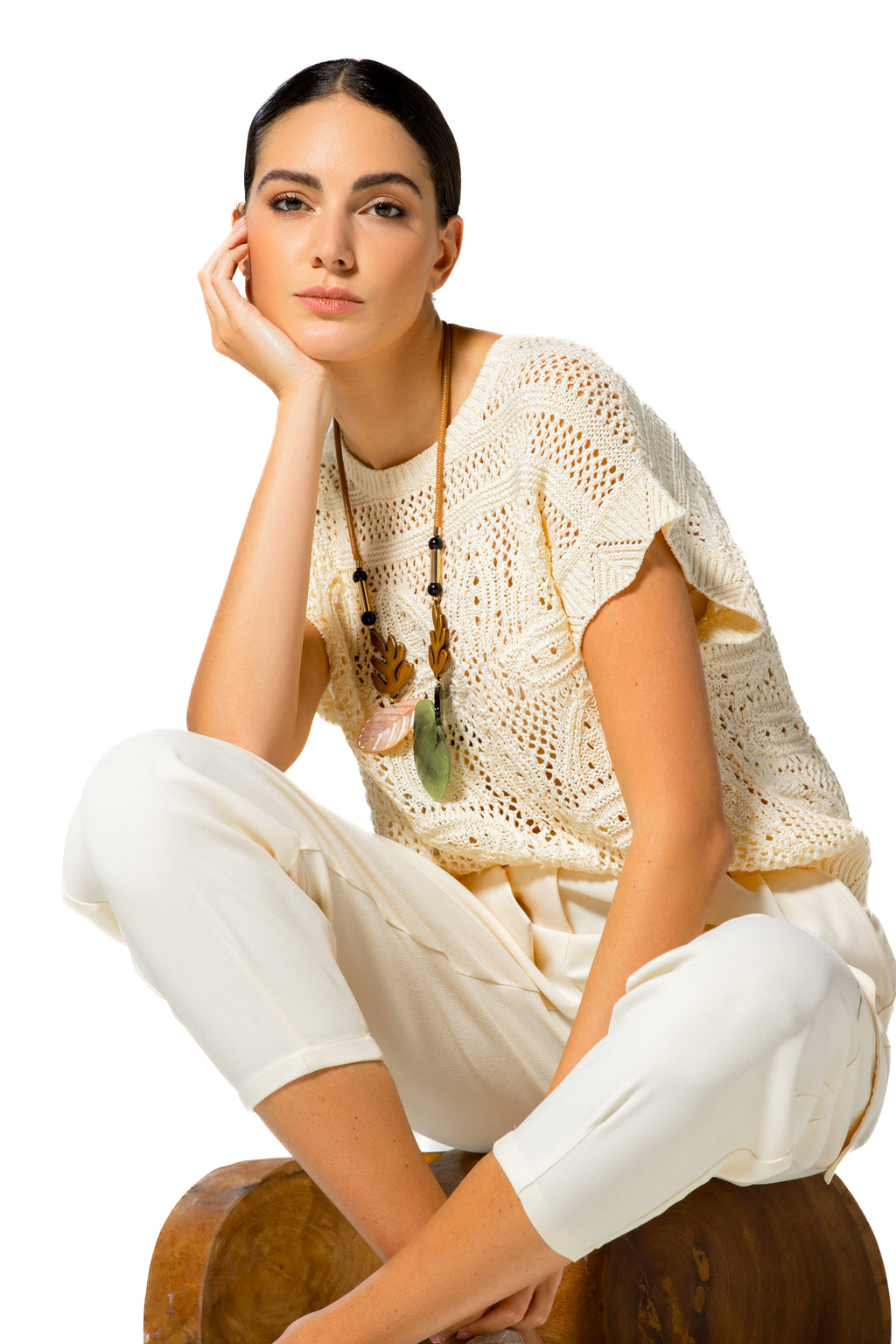 Pulls beige Caroline Biss