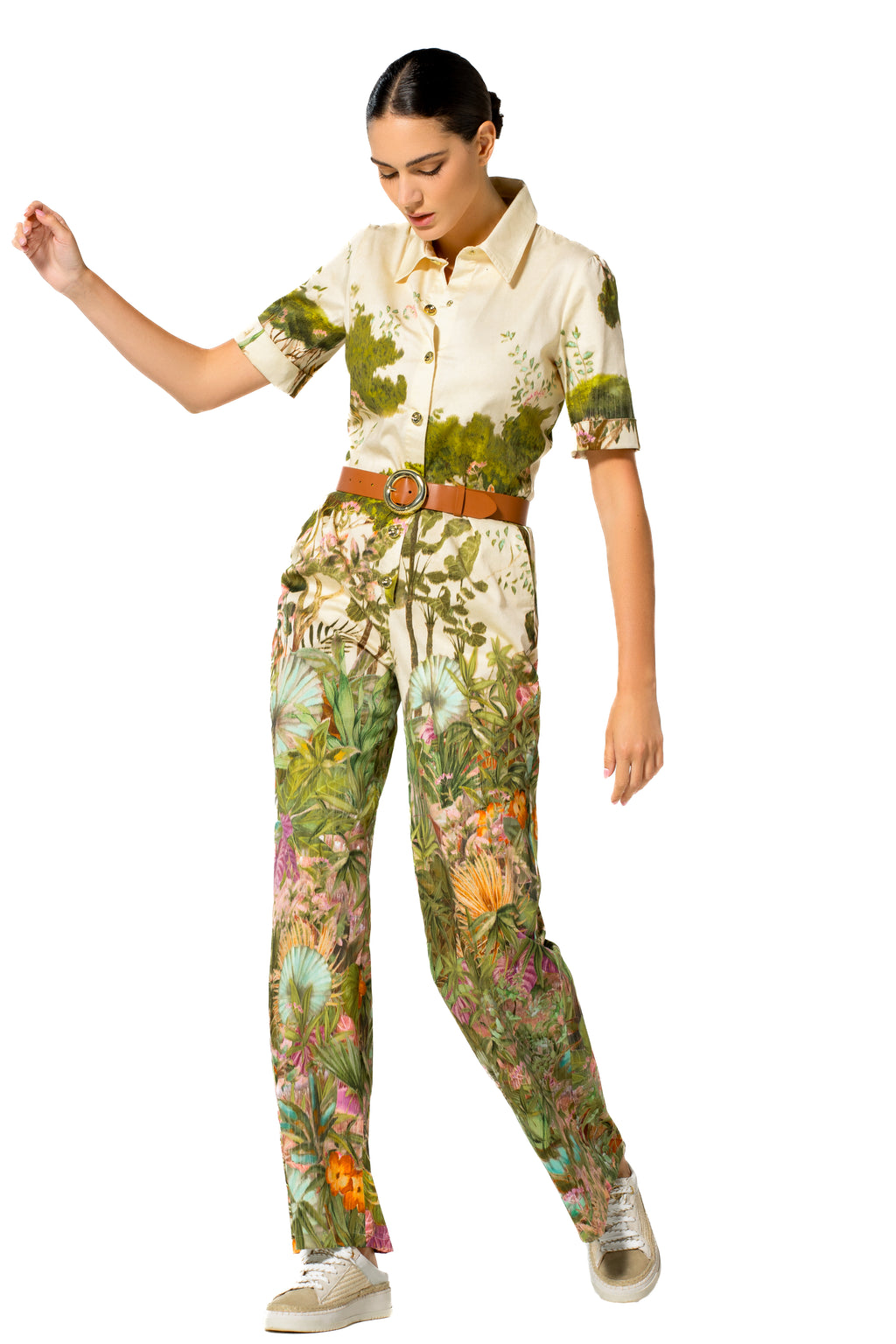 Jumpsuits korte mouw multicolor Caroline Biss