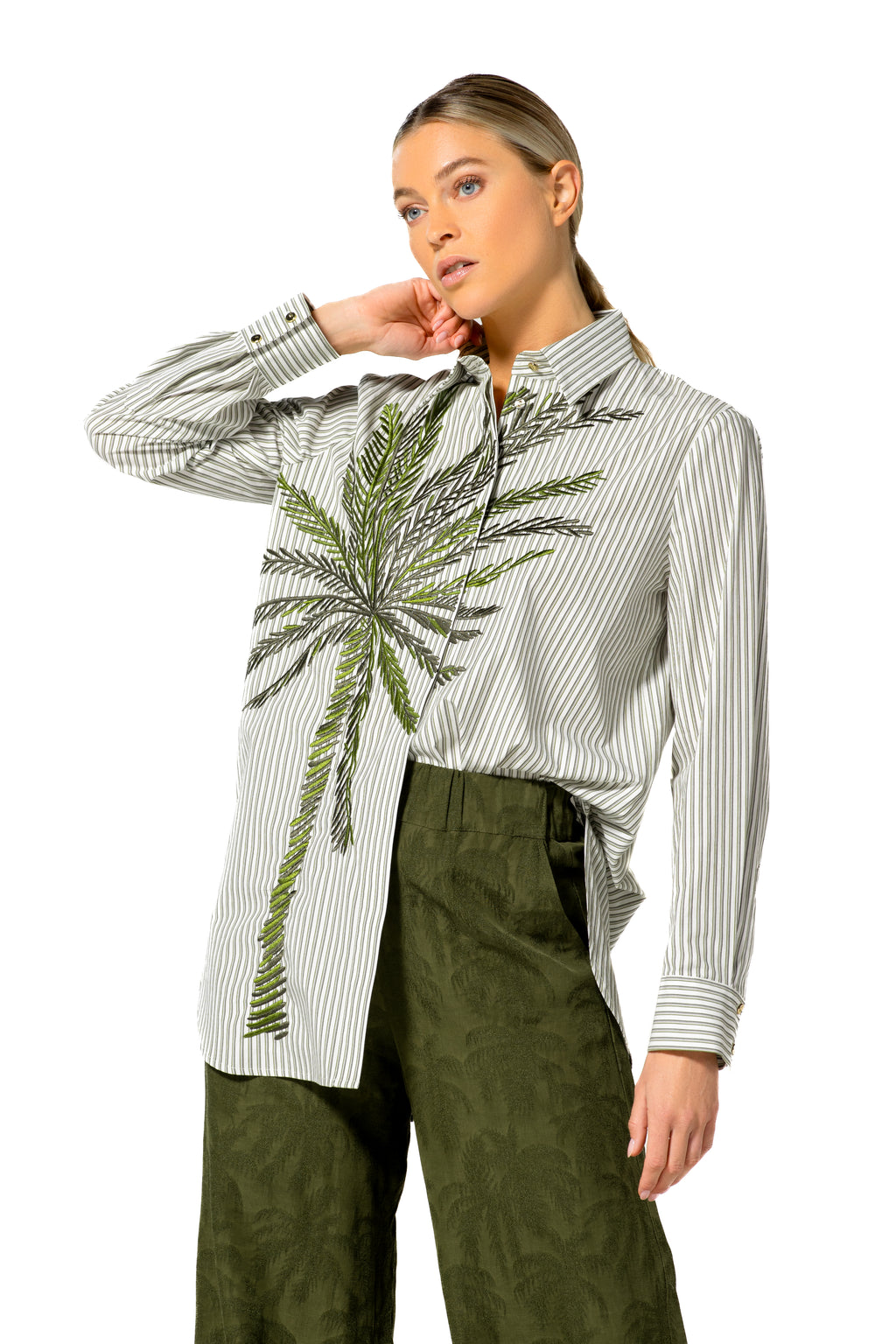 Blouses lange mouw multicolor Caroline Biss