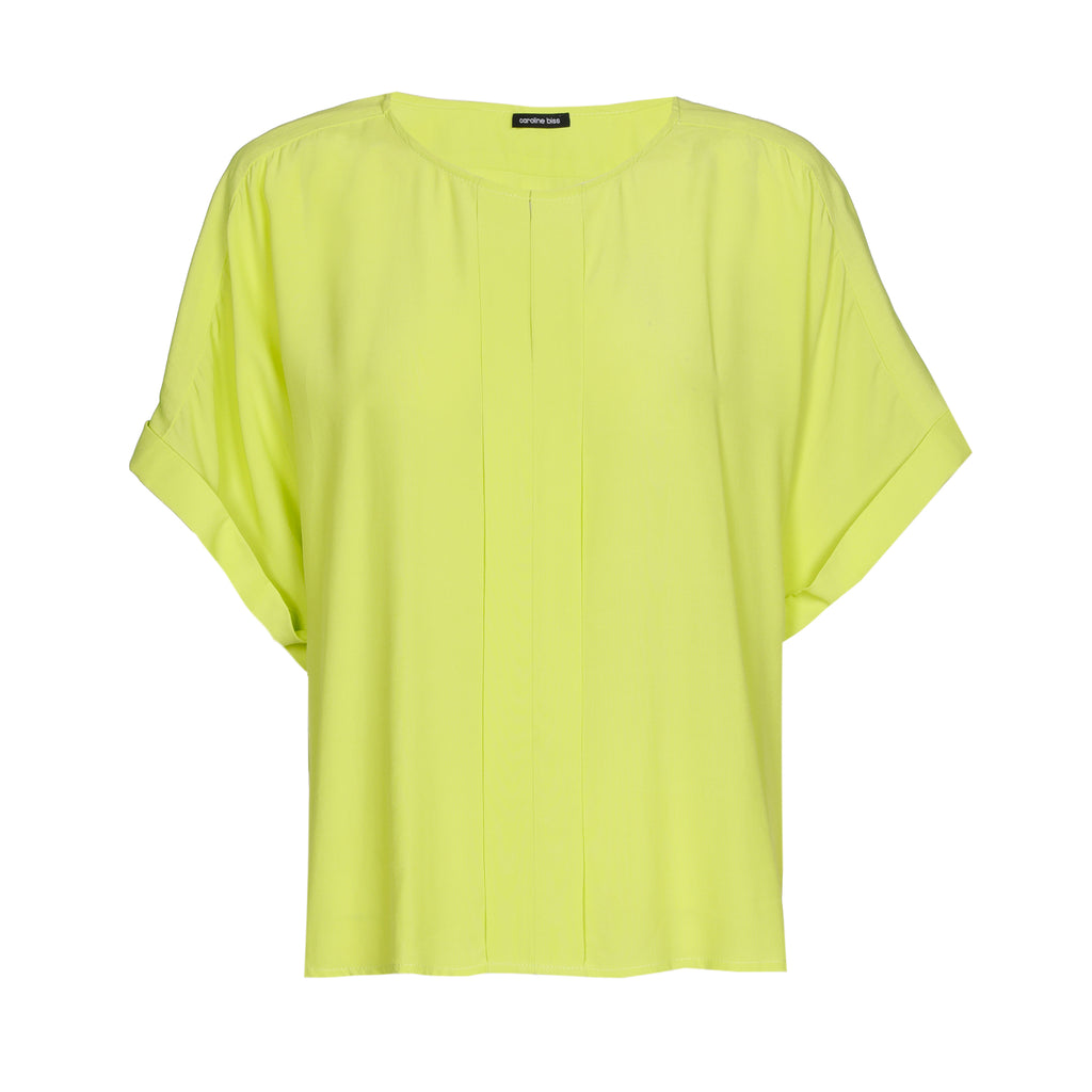 Blouses korte mouw groen Caroline Biss