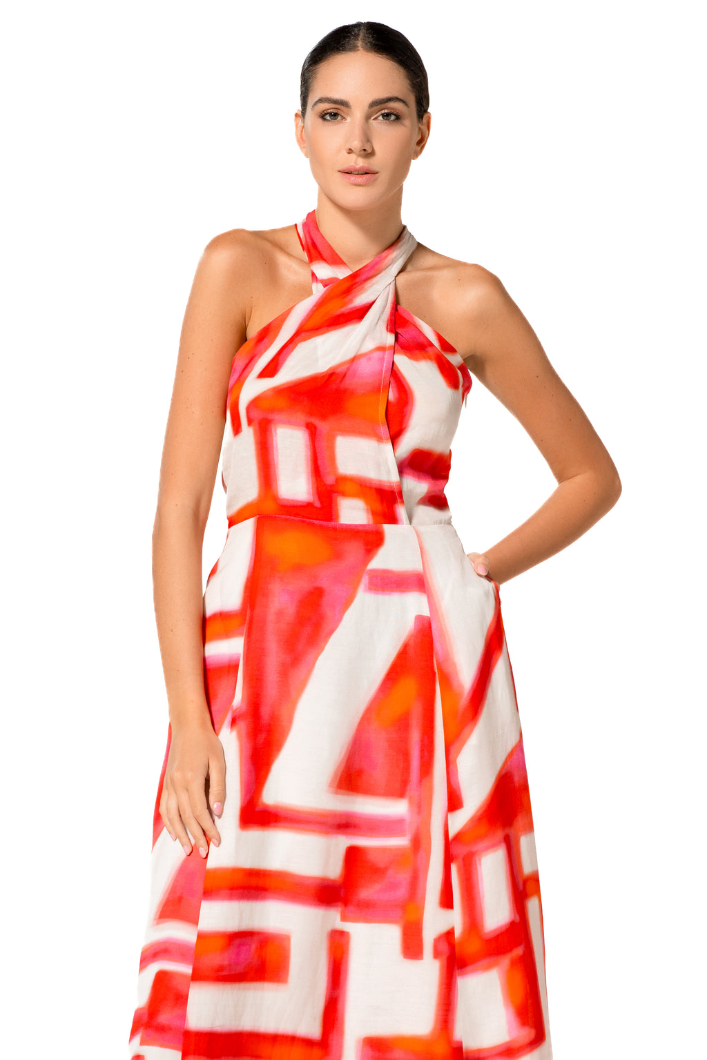 Jurken zonder mouw multicolor Caroline Biss