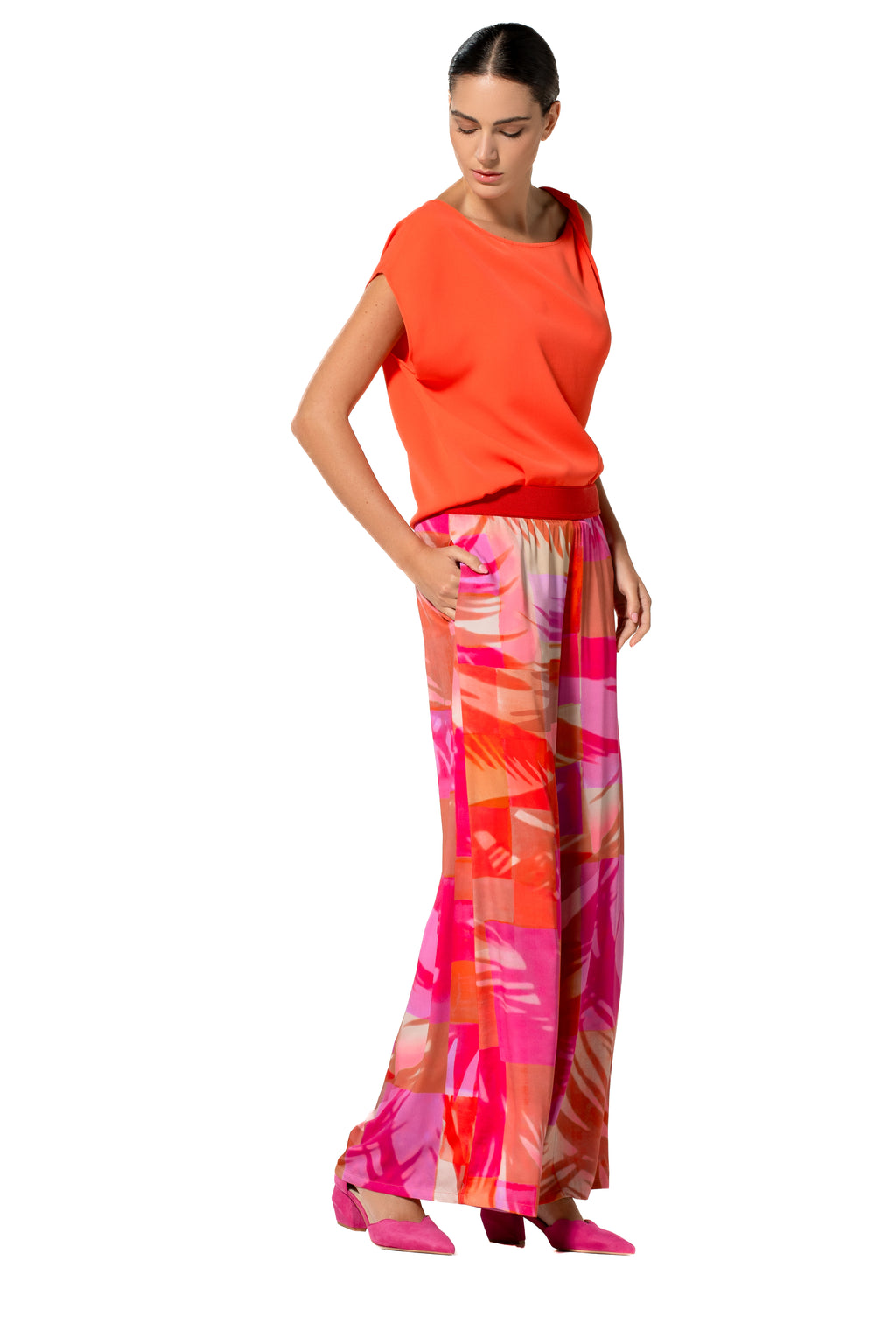 Tops rood Caroline Biss