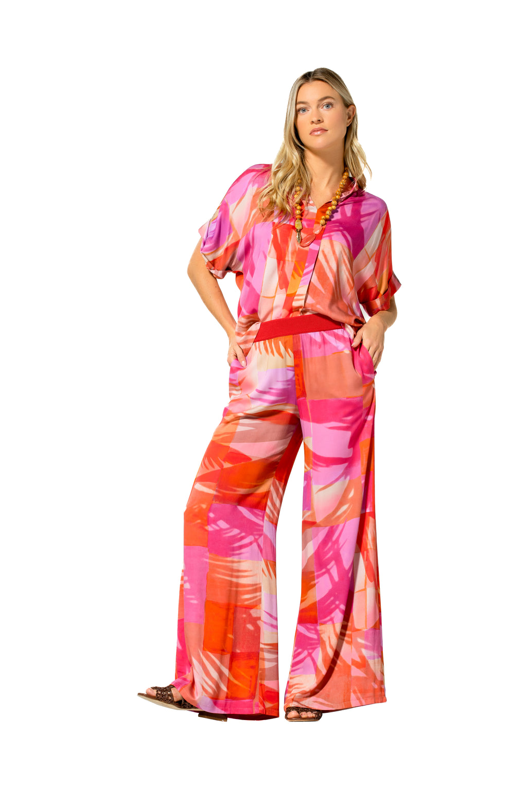 Blouses korte mouw multicolor Caroline Biss