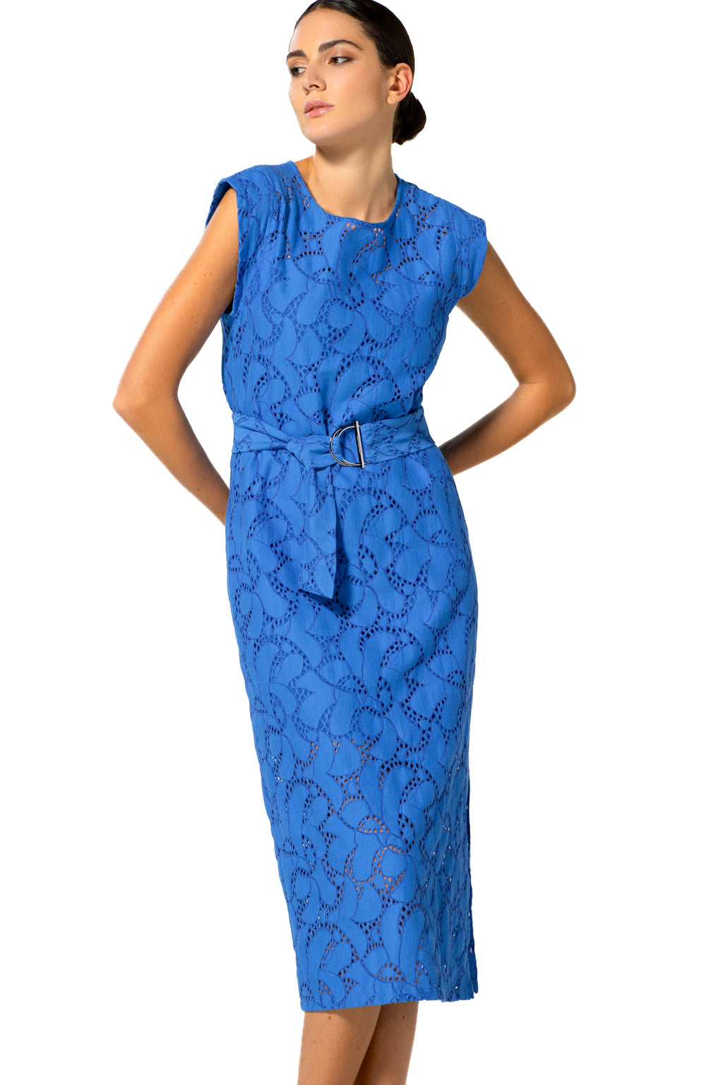 Jurken zonder mouw blauw Caroline Biss