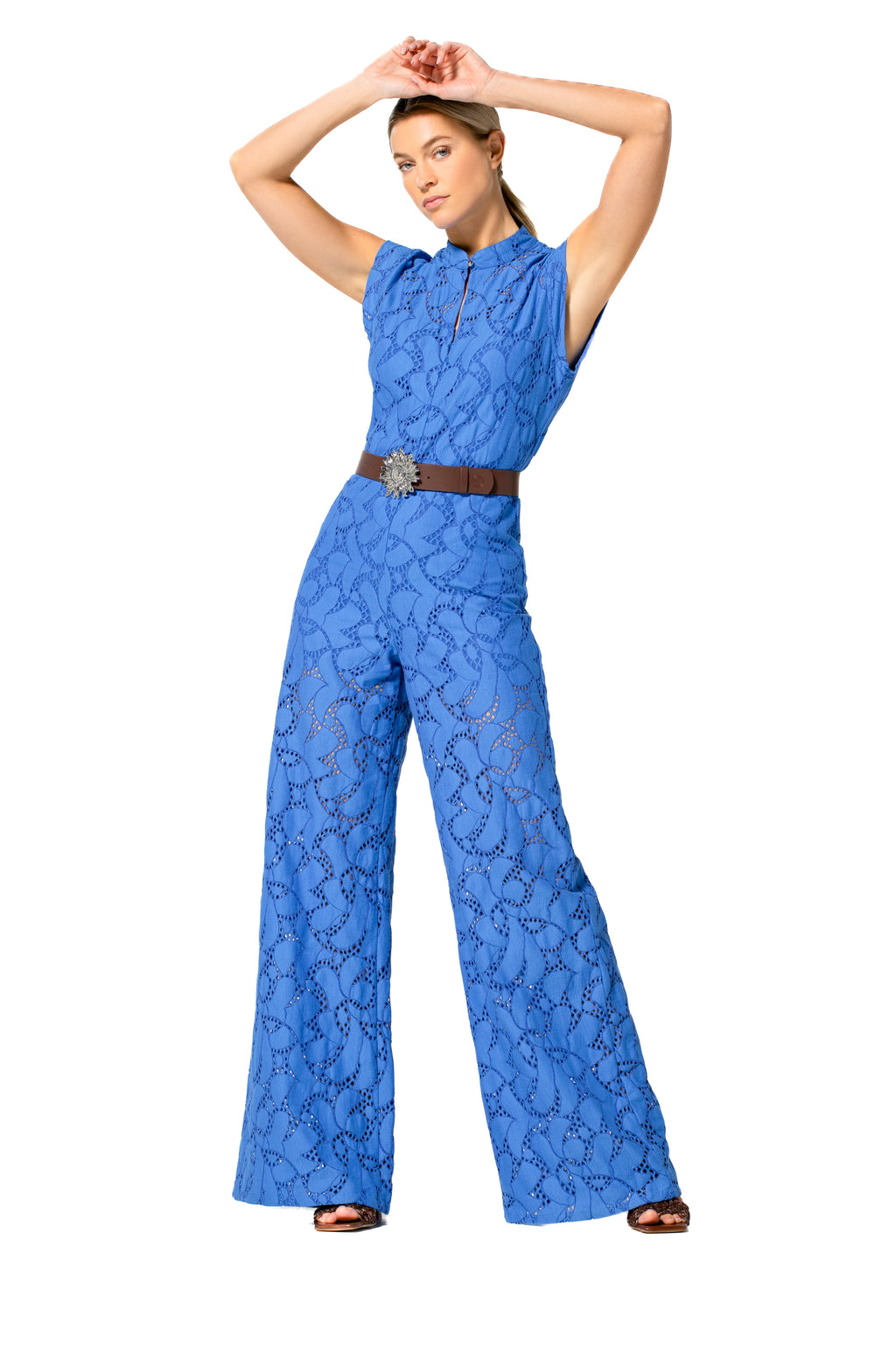 Jumpsuits zonder mouw blauw Caroline Biss
