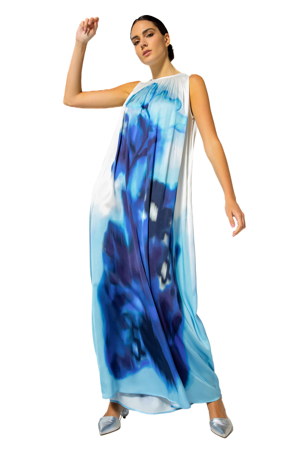 Jurken zonder mouw blauw Caroline Biss