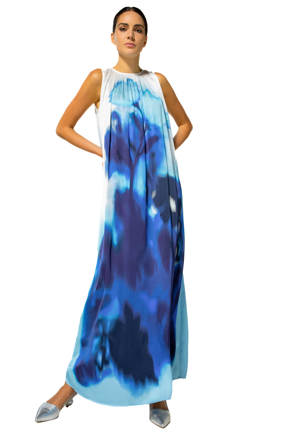 Jurken zonder mouw blauw Caroline Biss