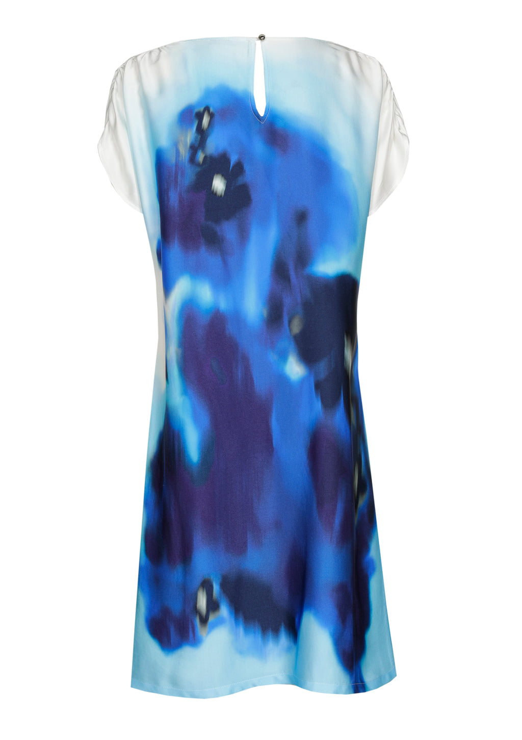 Jurken korte mouw blauw Caroline Biss