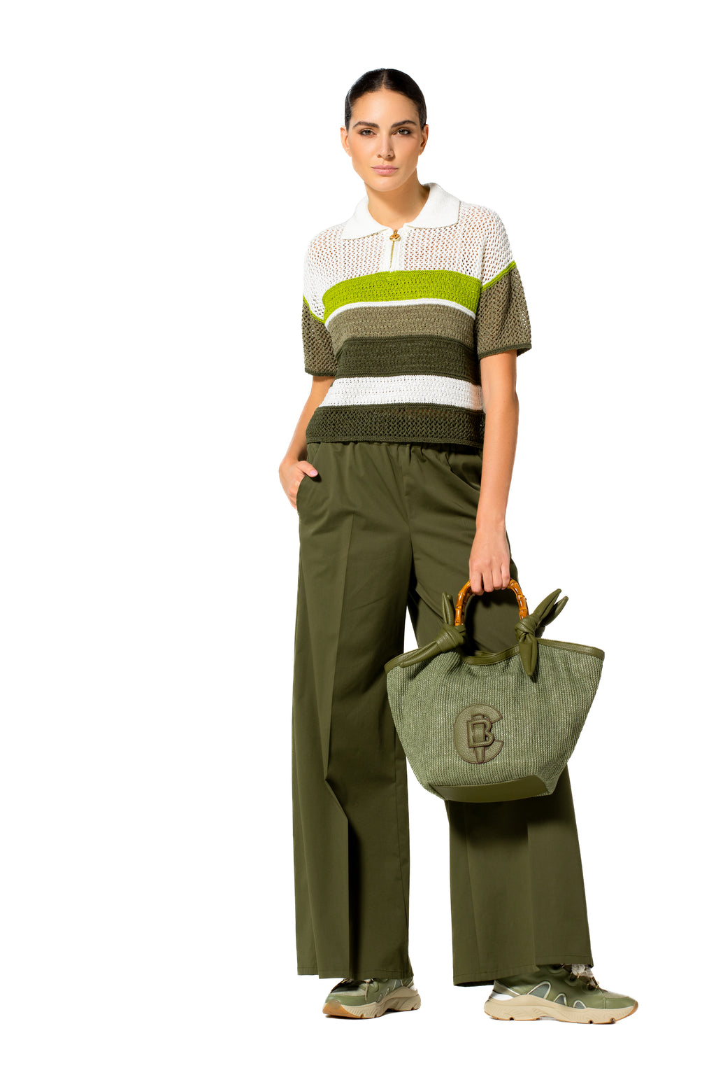 Polo's korte mouw multicolor Caroline Biss